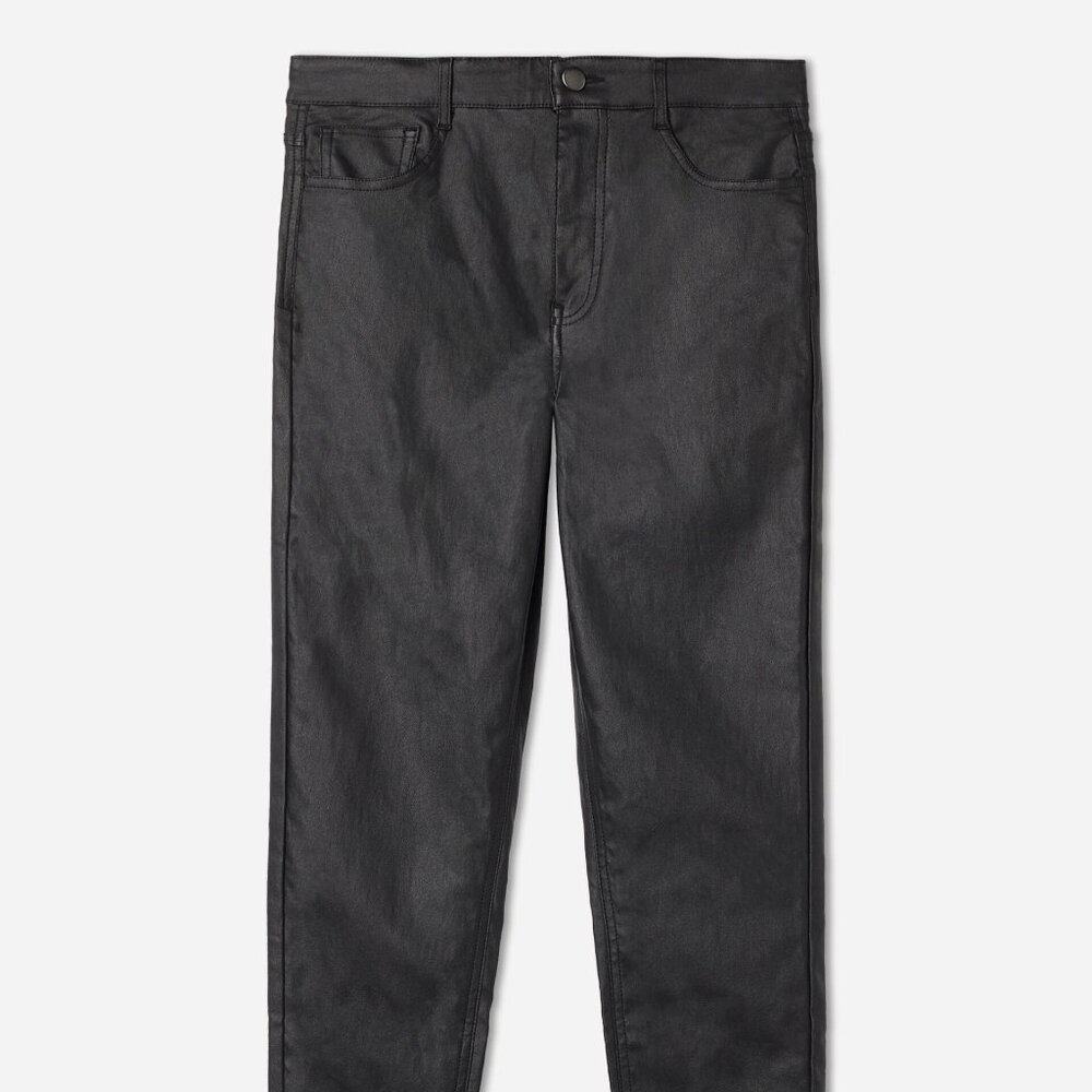 Mango Faux Leather Skinny Leggings